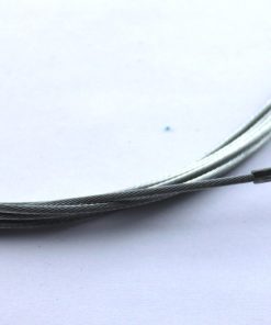 Drahtseil 1,5 mm 1×19  ( 2 Meter lang) mit  Z Haken 3 mm  7×22 mm