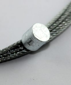 Stahlseil verzinkt mit Zinkdruckgussnippel