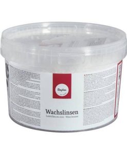 1,5 kg Wachslinsen, weiß